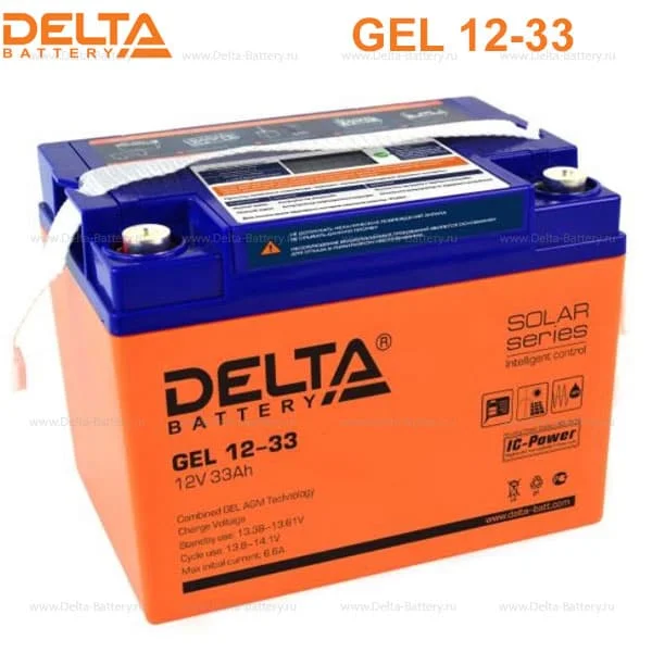 Аккумуляторная батарея Delta GEL 12-33 в Камышине