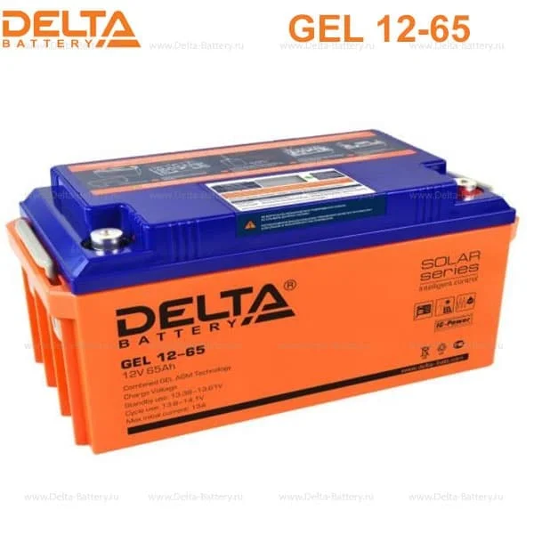 Аккумуляторная батарея Delta GEL 12-65 в Камышине