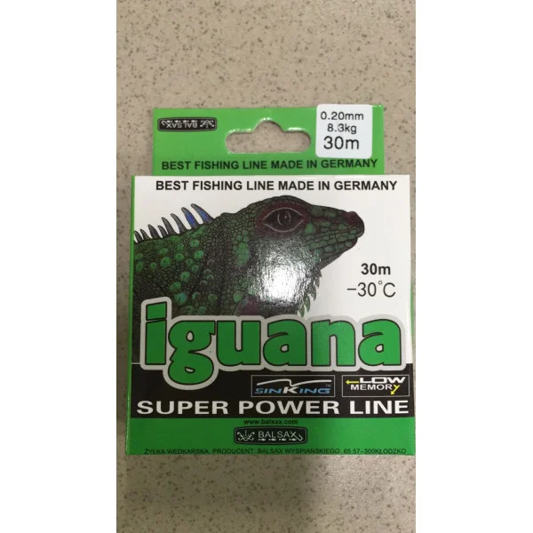 Леска зимняя Iguana -30C 30 м. 0,08 мм в Камышине
