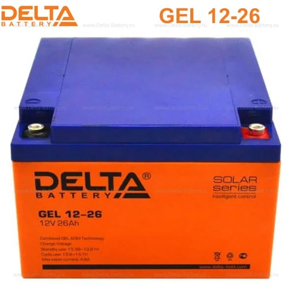 Аккумуляторная батарея Delta GEL 12-26 в Камышине