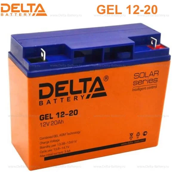 Аккумуляторная батарея Delta GEL 12-20 (12V / 20Ah) в Камышине